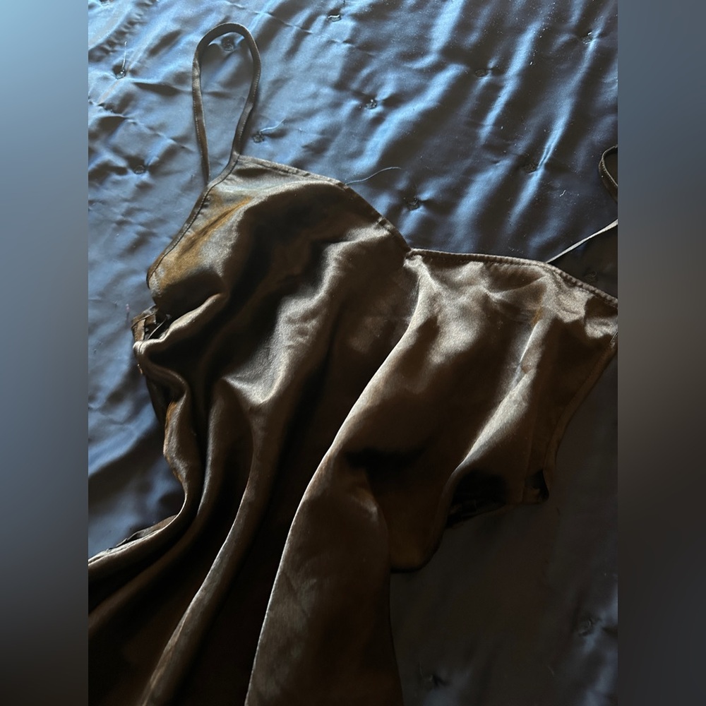 Why Lace Up Lingerie Mini Dress View 3